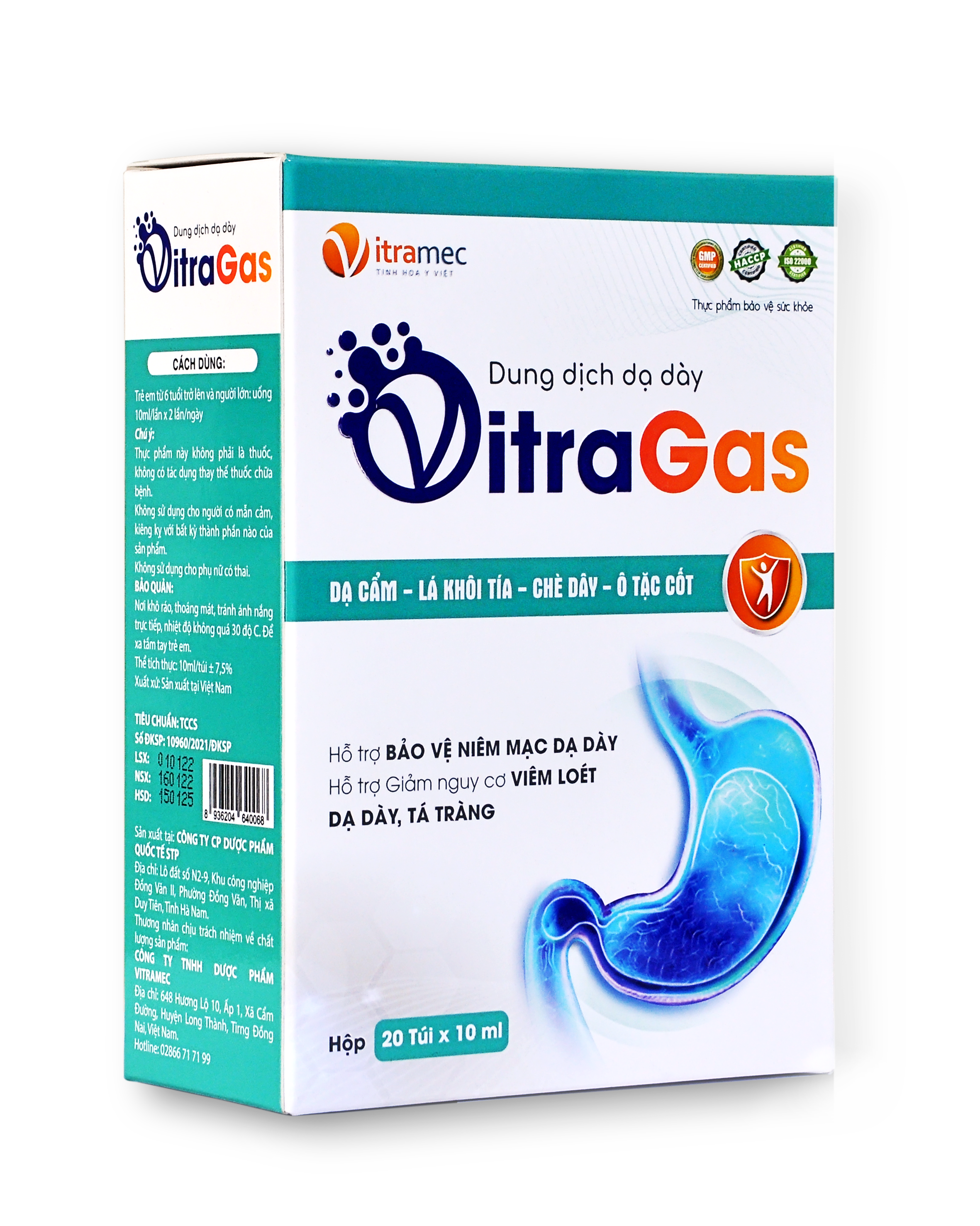 Dung dịch dạ dày VitraGas