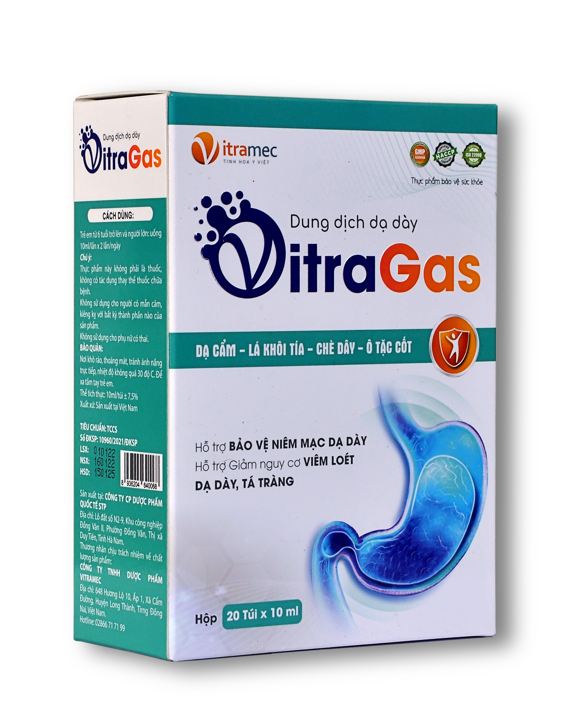 Dung dịch dạ dày VitraGas